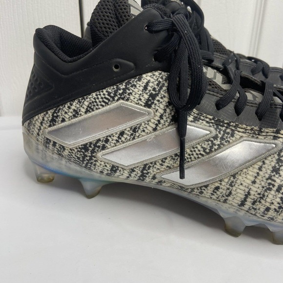 Adidas Football Cleats Mens Size 11.5 Freak Carbon 20 Bounce Black Silver EF8699 - Picture 7 of 12